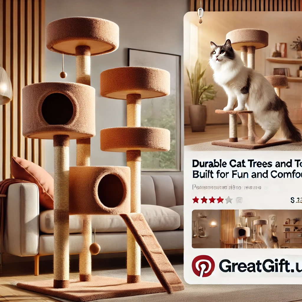 Durable Cat Trees and Towers for fat cat