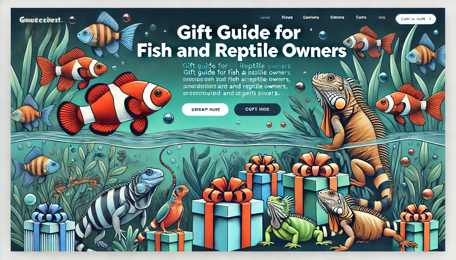 Gift Ideas for For Fish and Reptile Owners