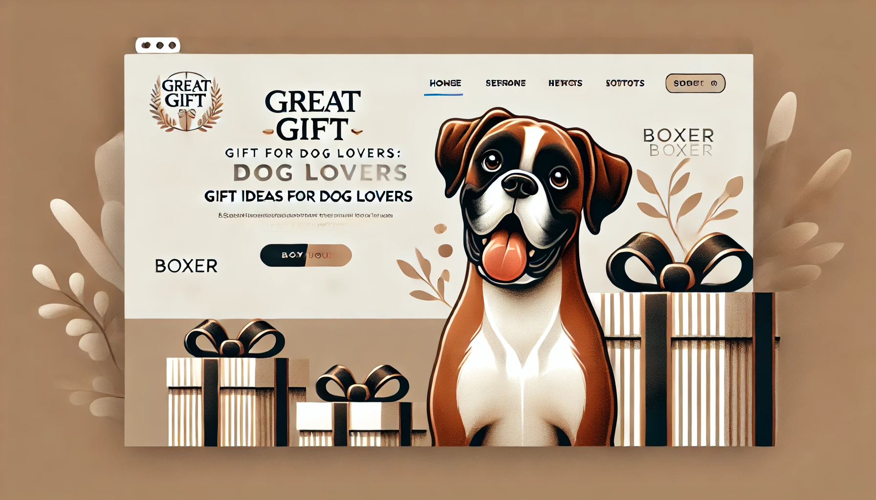 Gifts ideas for Dog Lovers: Boxer