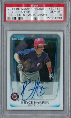 2011 Bowman Chrome Bryce Harper