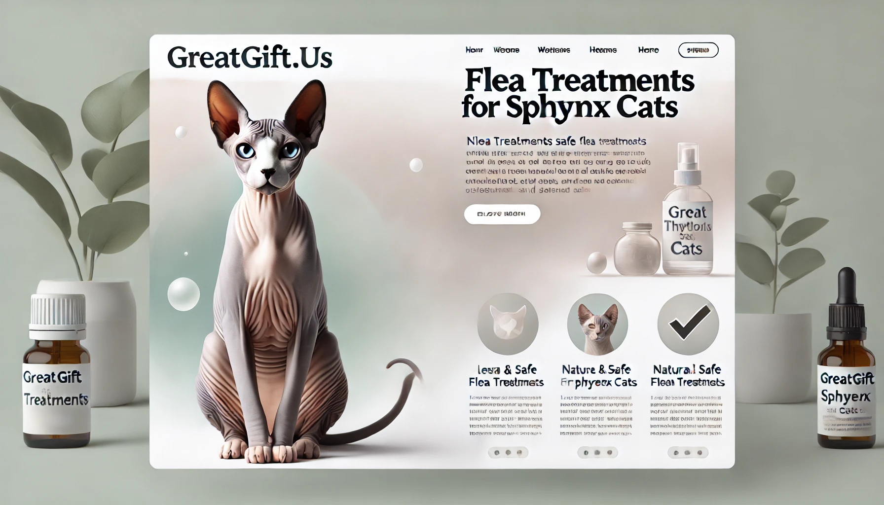 Flea Treatments for Sphynx Cat