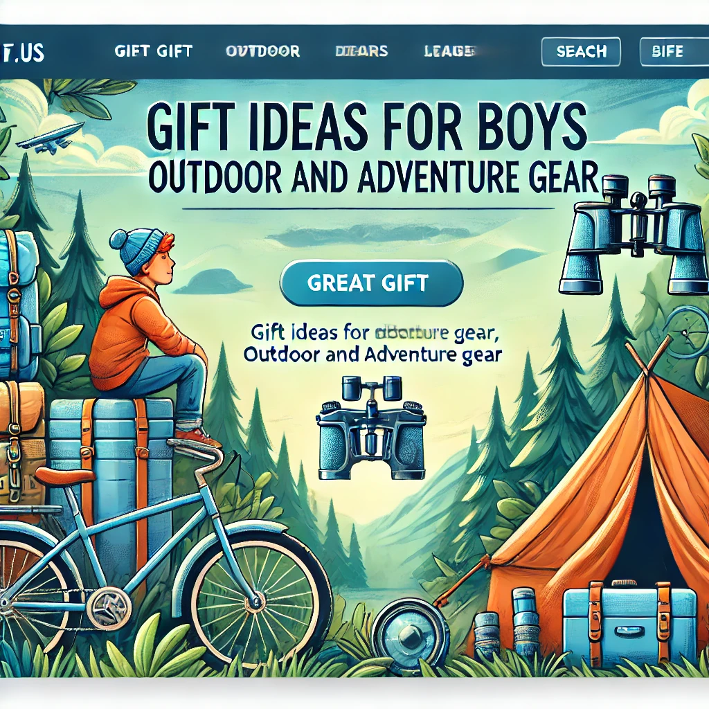 Gift Ideas for Boys: Outdoor and Adventure Gear