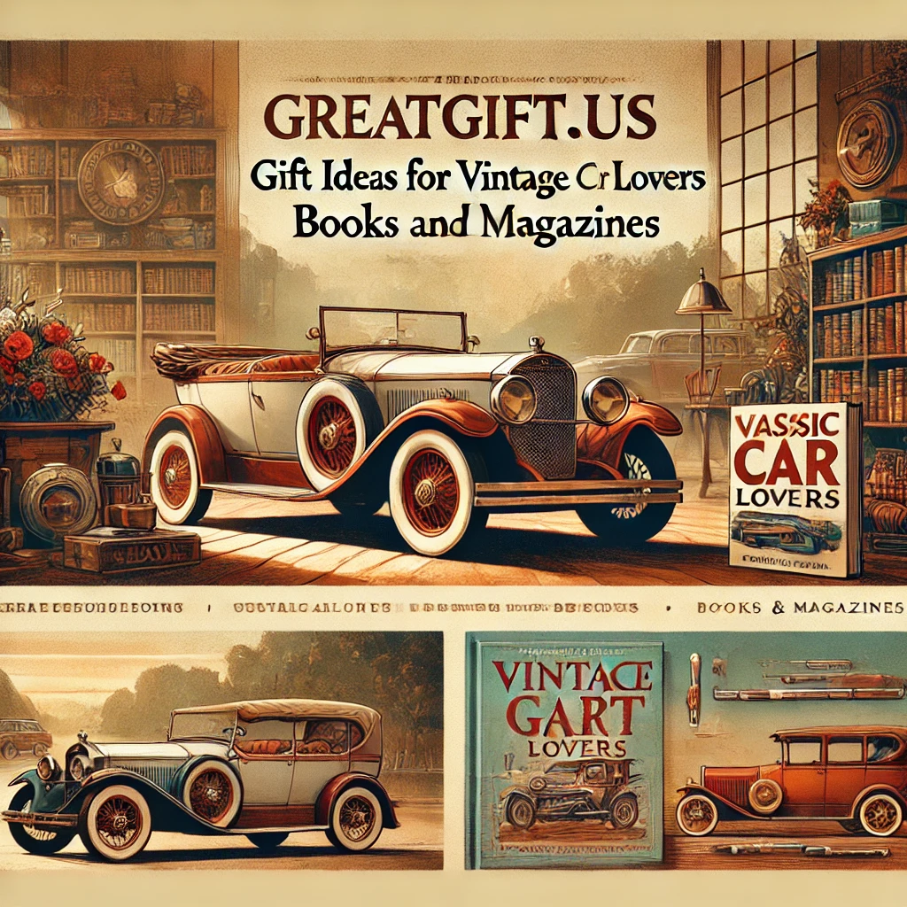 Gift Ideas for Vintage Car Lovers: Books and Magazines